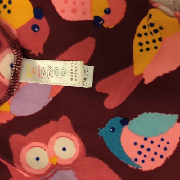 Lularoe OS NWOT Leggings multi-colored - Picture 4 of 4